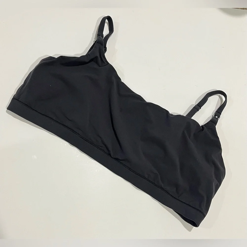 SKIMS Scoop Maternity Nursing Pumping Bralette in Onyx Size XL - Picture 2 of 7
